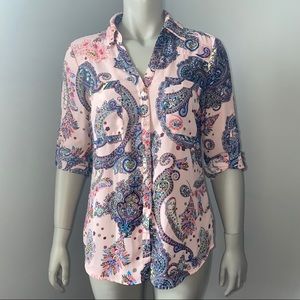 EXPRESS | Light Pink Paisley Pattern Portofino